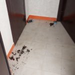 Житель угрожает соседям и мусорит в подъезде