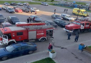 пожар в ЖК Волга Лайф